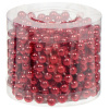 Бусы новогодние пластик, 0.8х500 см, круглые, красные, SY18ZL-81 R 9003								